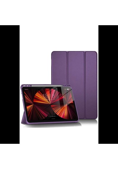 İpad Pro 11 2024 Kılıf Tablet Smart Kılıf - Mor Diğer