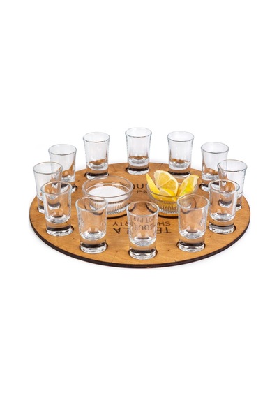 Micro Wood Tekila Tepsisi, Tekila Shot Party, Tekila Bardağı Genel