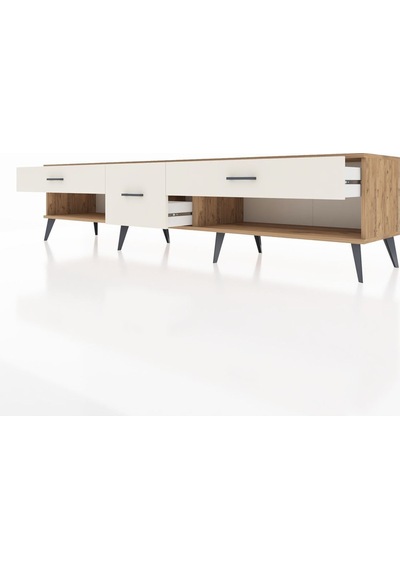 Hyperion Tv Ünitesi 3 Çekmeceli 220x44x51 Çam-aytaşı Aytası/aytası - Atlas Çam