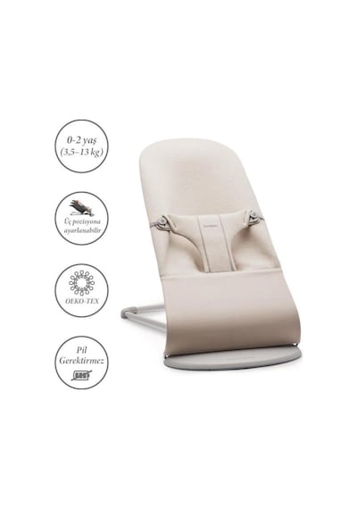 Babybjörn Balance Bliss Light Beige Cotton 3d Jersey Oyuncaklı Ana Kucağı