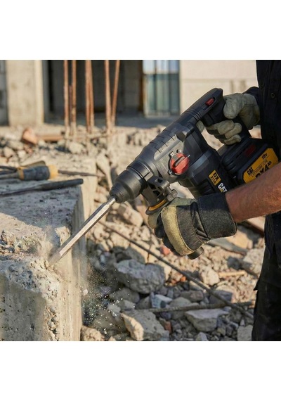 Cat Dx2150 18volt/4.0ah 2.8j Li-ion Çift Akülü Kömürsüz Profesyonel Sds-plus Kırıcı/delici