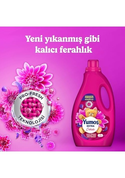 Extra Konsantre Çamaşır Yumuşatıcısı Orkide 2520 Ml 0.75 LT - 2.5 LT - 12 KG