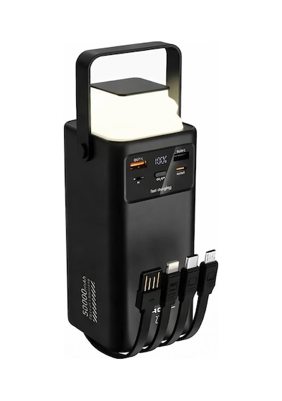Acl Pw-113 50.000 Mah Dijital Göstergeli Powerbank 22.5w Hızlı Şarj Destekli Batarya Çok Renkli