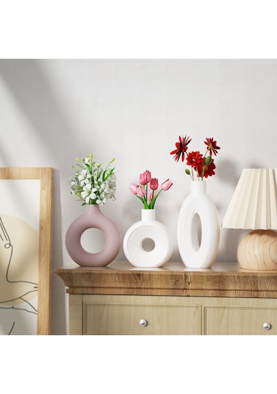 Silikon Kalıp Taş Tozu İthal Dekoratif Büyük Boy Vazo Kalıbı Hb330-0184
