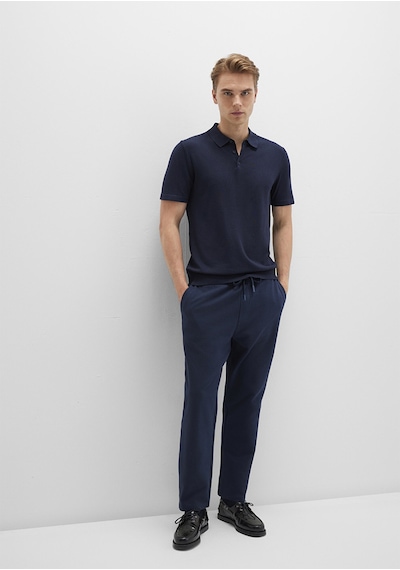 Mavi - Lacivert Örme Pantolon 0010521-70490 Lacivert