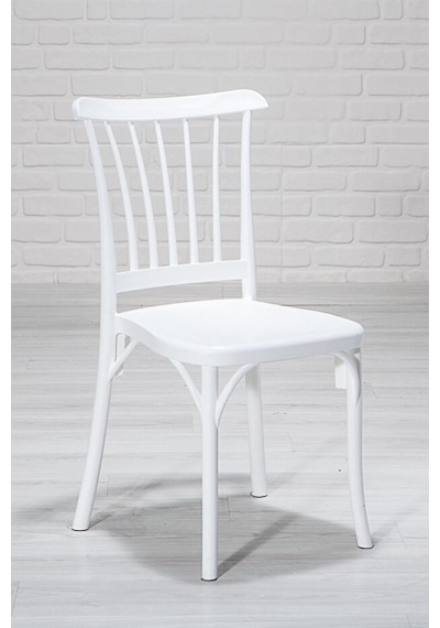 Violet Beyaz / Sirius Sabit Masa - 4 Sandalye 1 Masa / Salon - Mutfak Masa Takımı