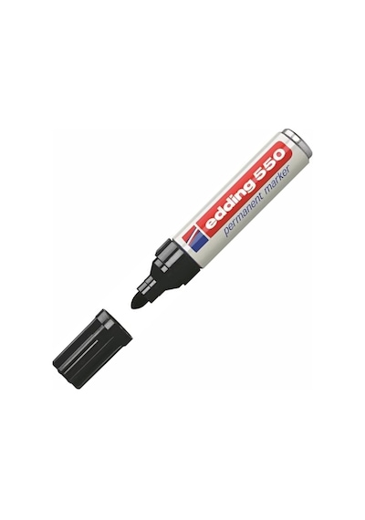 Edding 550 Siyah Uç Marker Kalem Siyah