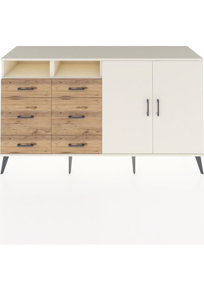 Hyperion Konsol 4 Raflı 6 Çekmeceli 2 Kapaklı 176x44x99 Aytaşı-aytaşı/çam Aytası - Aytası Hyperion Konsol 4 Raflı 6 Çekmeceli 2 Kapaklı 176x44x99 Aytaşı-aytaşı/çam Aytası - Aytası
