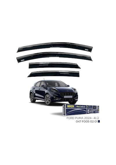 Ford Puma 2024 - Kromlu Cam Rüzgarlığı 4 Lü