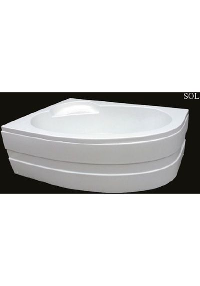 Alika 140 x 95 CM Asimetrik Jakuzi Küvet Hidromasaj Sağ Asimetrik Sistem-2 6+8 Jet