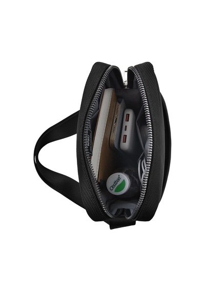 Wiwu Hali Serisi Sling 1680d Su Geçirmez Polyester Kumaş Çapraz Askılı Vücut Çantası Siyah