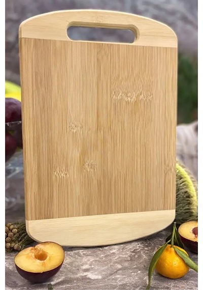 Bambu Kesme Tahtası Oval Kenarlı 32x22x1.8 Cm Bambu Çok Renkli Diğer