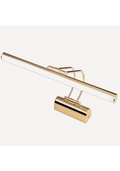 Ayna Üstü Led Banyo Aplik - Duvar Ayna Resim Tablo 6w Gün Işığı Apliği - Flüt Aplik Gold Diğer