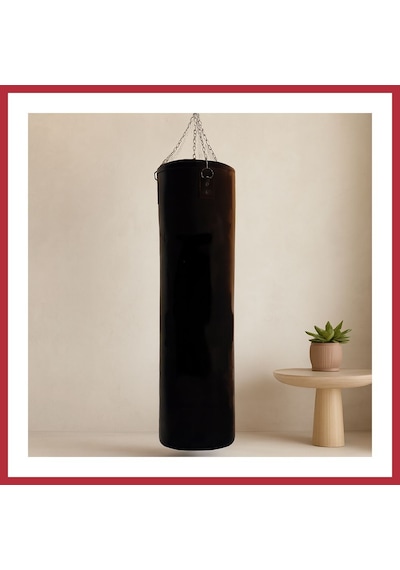 Bezos Boks Torbası 80x30 Cm Büyük - Zincirli Askılı, Kum Dolgulu Strsnl Çok Renkli