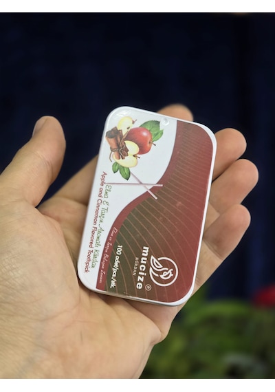 Mucize Elma-tarçın Aromalı Kürdan-sakız Ve Şeker Alternatifi -değişik Meyve Tatlarında Nefes Ferahlı