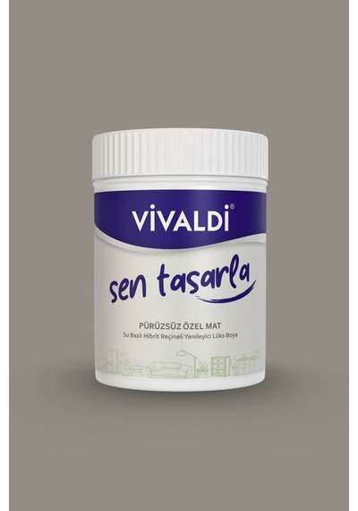 Vivaldi Tüm Yüzeyler İçin Su Bazlı Akrilik Yenileme Boyası 0,5 L