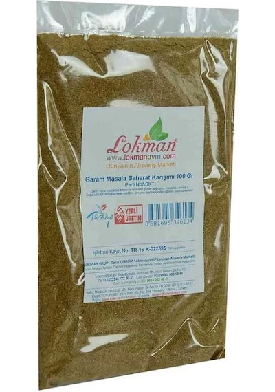 Garam Masala Baharat Karışımı 100 Gr Paket