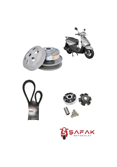 Apec Ps5 125 Cc Ön Arka Varyatör Kayış Set