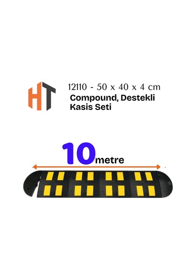 Kauçuk Yol Kasisi, Destekli Kasis Seti 10 Metre