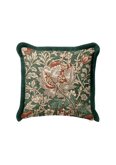 Vintage Çiçekli Botanik Saçaklı Yastık Kılıfı - Floral Yeşil Krem Gri Püsküllü Kırlent Kılıfı Buzlu Rota Nektar Vintage Çiçekli Botanik Saçaklı Yastık Kılıfı - Floral Yeşil Krem Gri Püsküllü Kırlent Kılıfı Buzlu Rota Nektar