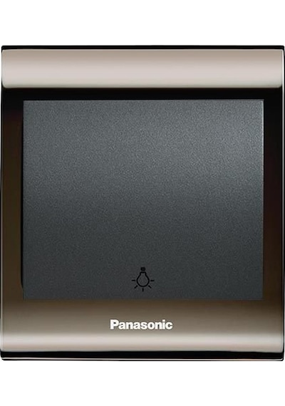 Viko Panasonic Thea Blu Light Anahtar, Çerçeve Una+füme, Kapak Füme