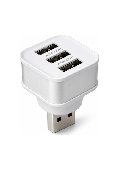 7560 Usb Hub 3 Port Çoklayıcı Adaptör Bilgisayar Laptop Araç Şarj Çoklu Çoğaltıcı