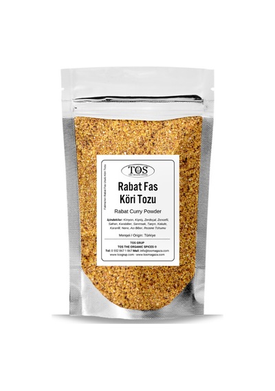Fatima'nın Rabat Fas Usulü Köri Tozu 250 Gr Fatima's Rabat Moroccan-style Curry Powder