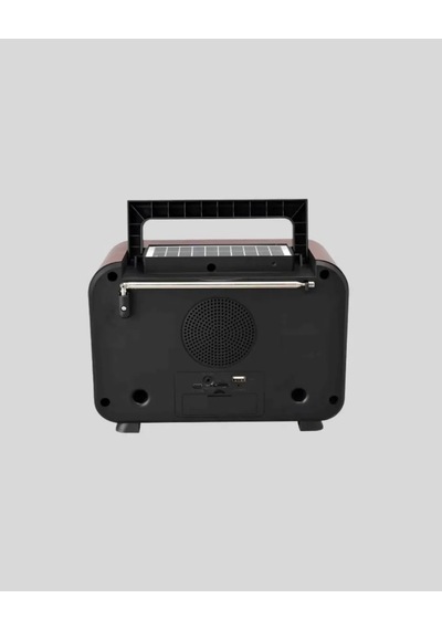 Şömine Efektli Solar Hoparlör Bluetooth 5. 3 Radyo Aux Usb Tf Destekli
