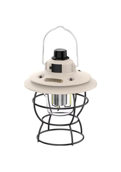 Powermaster Pm-16042 Retro Nostaljik Şarjlı Kamp Lambası Filament + Smd Ledli Şeffaf