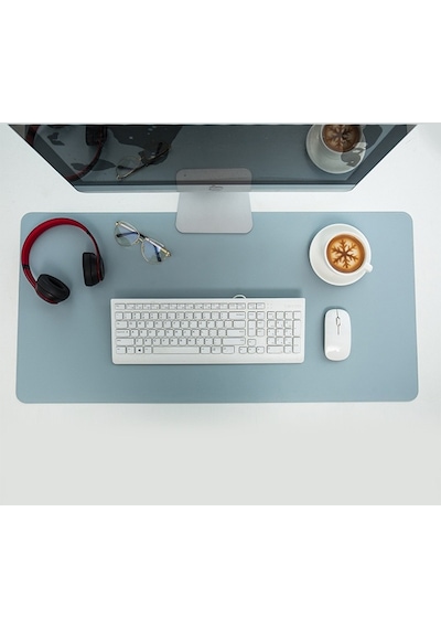 More TR Ally Su Geçirmez Deri Mouse Pad 80*40 Cm - Turkuaz