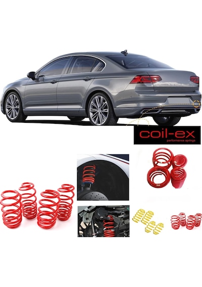 Vw Passat B8.5 2020-2014 Dizel Uyumlu Coil-ex 4.5 Cm Spor Yay