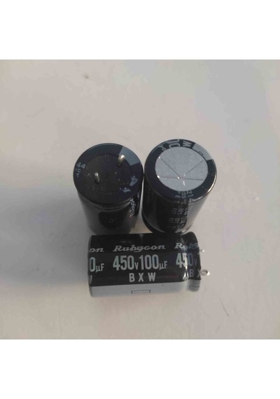 450bxw100meprjc 100mf 450v 18x30 105 Rubycon Elko 6 Adet