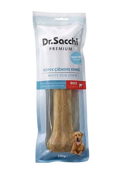 Dr.sacchi Premium Sığır Etli Doğal Sığır Derisi Press Kemik Tahılsız Köpek Ödülü 10 1li 230 Gr 109-30022.01