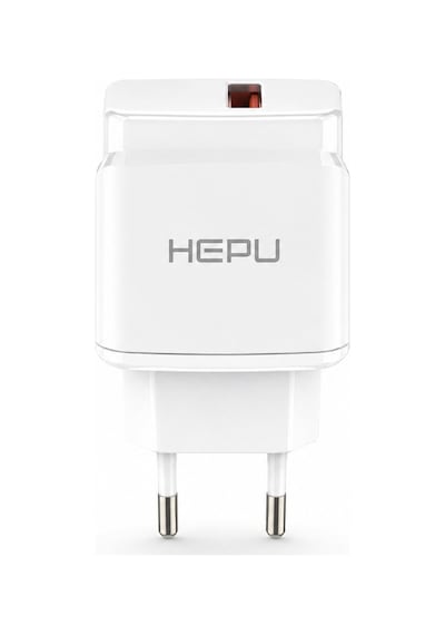 Hepu Hp-617 2.1a Usb Şarj Adaptörü İphone Ve İpad Uyumlu Lightning Kablo Dahildir