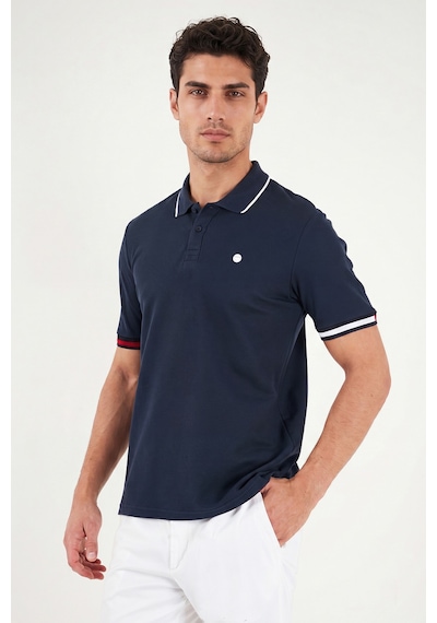 Buratti Pamuklu Regular Fit Düğmeli Polo T Shirt Erkek Polo T Shirt 5904066 Lacivert