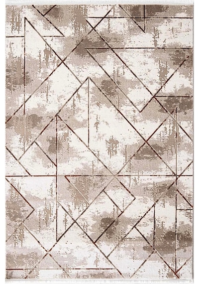Hoom Rugs Lizbon 4510 Taba Modern Halı Taba - Krem