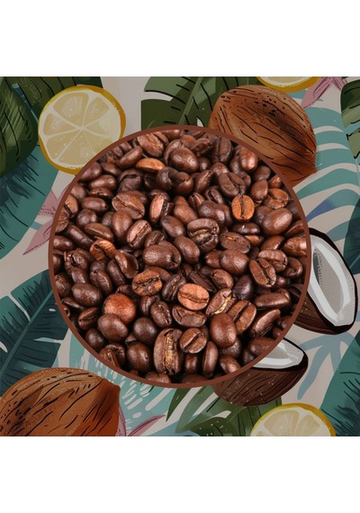 Mim And More Coconut Coffee Hindistan Cevizi Aromalı Kahve Çekirdek Kahve 200 G