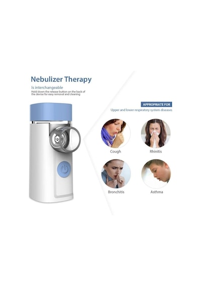 Medikaltec Air Pro 3 Mini Mesh Nebulizatör Nebul Tasınabilir Sessiz Nebulizatör