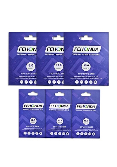 Fehonda 12.8w/mk 100x100mm Termal Pad 100mm X 100mm X 2.5mm