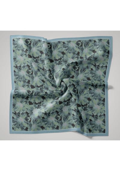 Silk Home Velora Eşarp 161001-24 Turkuaz, Antrasit, Su Yeşili