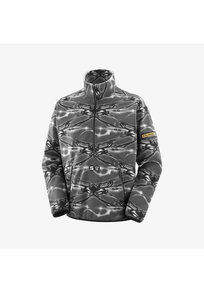 Salomon Salomon Fleece Slam Jam Erkek Sweatshirt Black Lc2719700 Çok Renkli