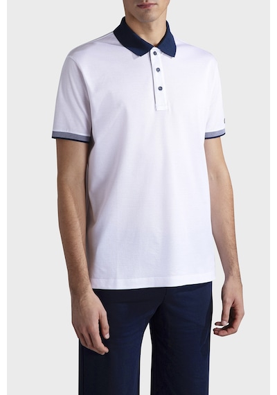 Paul & Shark Erkek Polo Yaka T Shirt 24411316 010 Beyaz Beyaz
