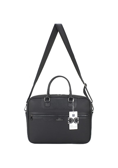 Case Club 2208 Evrak Çantası 15.6 İnç Laptop Bölmeli Omuz Askılı Siyah