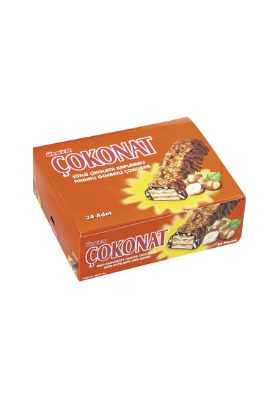 Ülker Çokonat Gofret 33 Gr - Sütlü Çikolata Kaplı Fındıklı Lezzet Tarı