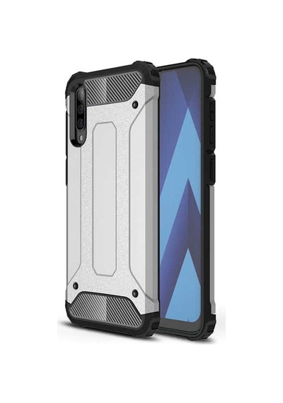Kilifone - Galaxy A50 Uyumlu - Kılıf Çift Katman Zırh Tank Crash Military Kapak - Mavi