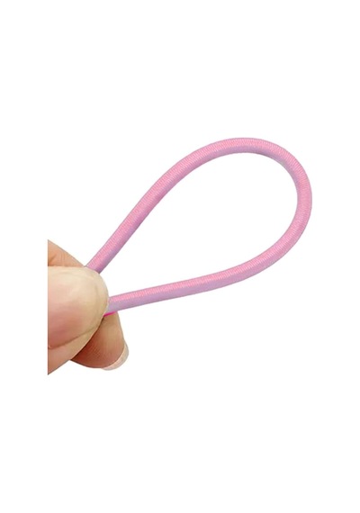Pembe 5 Metre 2 Mm Yuvarlak Lastik Genel