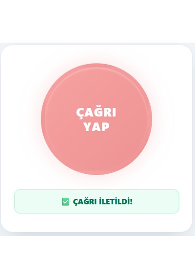 Kablosuz Çağrı Sistemi Wi-fi Tabanlı Çağrı Zili