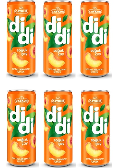 Didi Şeftali Aromalı Soğuk Çay 250 Ml X 6 Adet