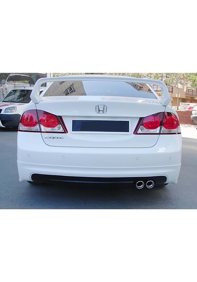 Honda Civic Fd6 Mugen Arka Ek Mat Siyah Sağ Çift 2006-2011 Arka-bodykit-ek-karlık