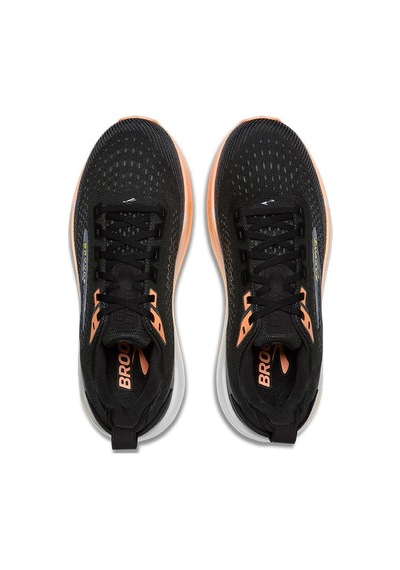 Brook's Brooks Ghost Max 4 Kadın Koşu Ayakkabısı Siyah - Turuncu
